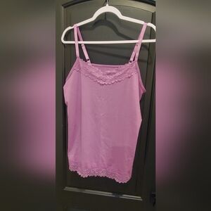 Lavendar Purple Lace Trim Cami